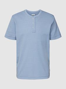 TOM TAILOR Henleyshirt, in Melange-Optik