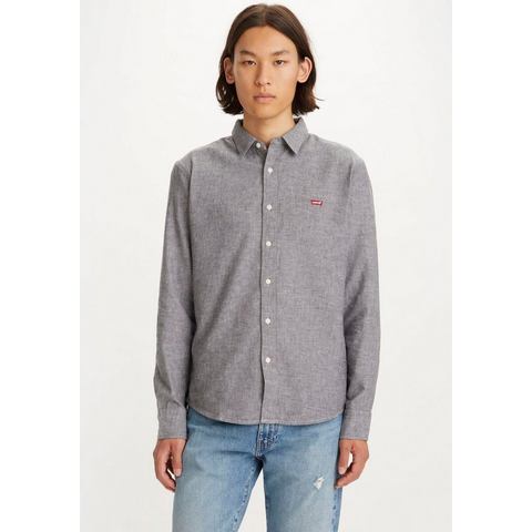 Levis Levi's Jeanshemd BATTERY HM SHIRT SLIM mit Logobadge