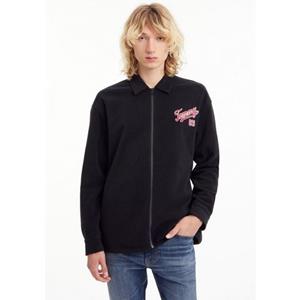 Tommy Jeans Fleecehemd "TJM POLAR FLEECE OVERSHIRT", mit Logostickereien auf dem Rücken