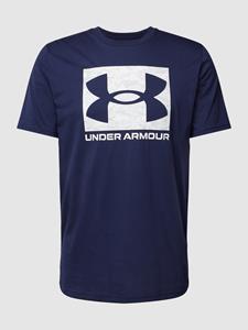 Under Armour T-shirt met labelprint, model 'ABC CAMO BOXED LOGO'