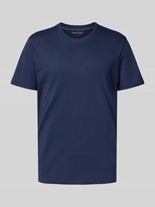 Christian Berg Men T-shirt met geribde ronde hals