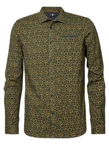 Petrol Male Overhemden M-3030-sil404 Shirt Long Sleeve Aop