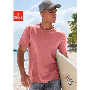 KangaROOS T-Shirt, (2er-Pack), ein Must-Have in klassischer Form
