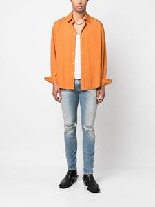 Diesel Overhemd met drukknoopsluiting - Oranje