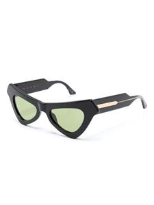 Marni Eyewear Fairy Pool logo-engraved cat-eye sunglasses - Zwart