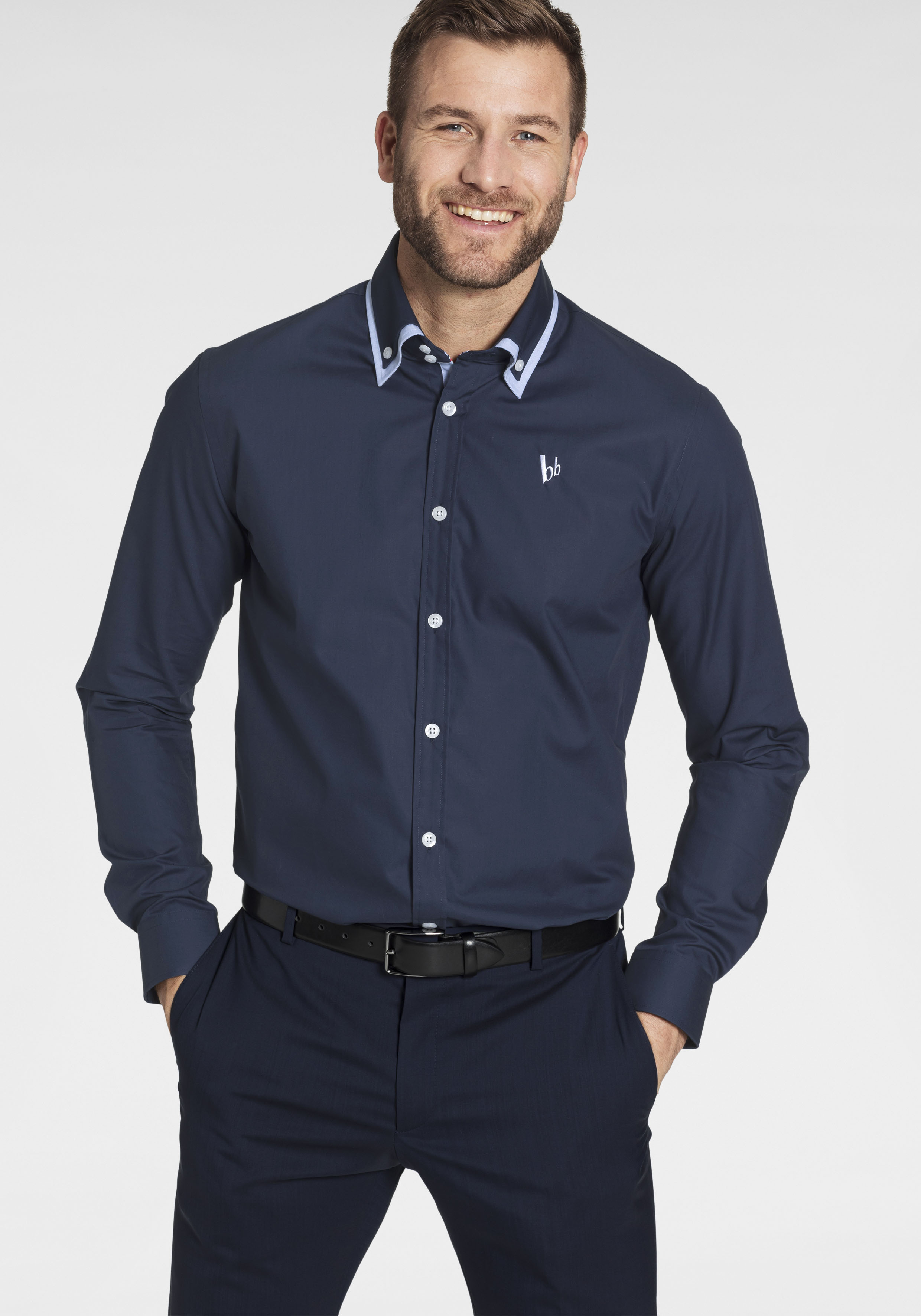 Bruno Banani Businesshemd "Button-down-Kragen, das perfekte Hemd für viele Anlässe"