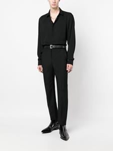 Saint Laurent Zijden blouse - Zwart
