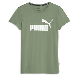 PUMA Essentials+ Metallic Logo T-shirt 'voor dames