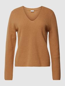 S.Oliver Gebreide pullover met V-hals