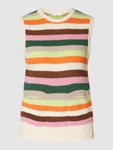 Jake*s Casual Gebreide top met steekzakken