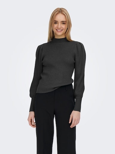 Only Gebreide pullover met opstaande kraag, model 'KATIA'