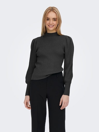 Only Gebreide pullover met opstaande kraag, model 'KATIA'