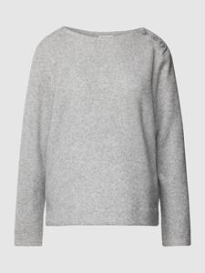 Tom Tailor Gebreide pullover met viscose en boothals