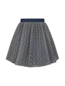 eliesaabjunior ELIE SAAB JUNIOR Rok met geborduurd logo - Blauw