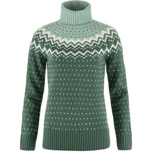 Fjällräven  Women's Övik Knit Roller Neck - Wollen trui, groen