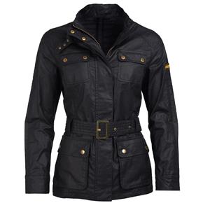 Barbour International Damesjas Bearings Casual Black Tonal