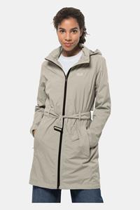 Jack Wolfskin Norden Port Coat Dames Ecru