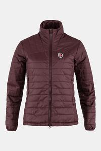 Fjällräven Expedition X-Lätt Gevoerde Jas Dames Bordeaux / Kastanjebruin