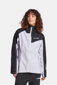 Adidas Xpr Gore-tex Pac Jas Dames Zilver/Zwart