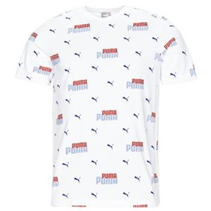 Puma T-shirt Korte Mouw  ESS+ LOGO POWER AOP