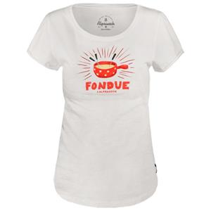 Alprausch  Women's Team Fondue - T-shirt, grijs/wit