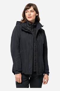 Jack Wolfskin Geisshorn 3In1 Jkt W Zwart