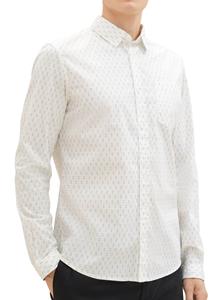 Tom Tailor Fitted printed stretch shirt