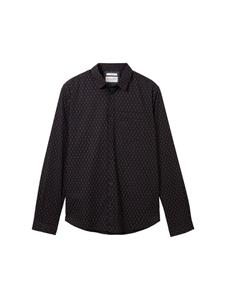 Tom Tailor Fitted printed stretch shirt