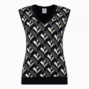 Daily Chelles Printed V-Neck Spencer