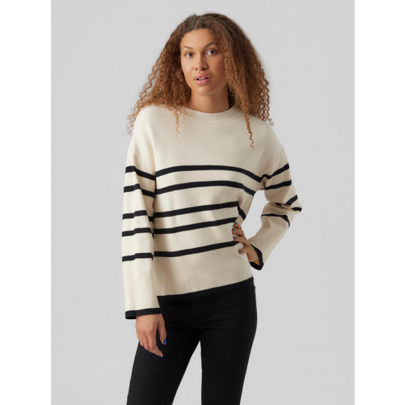 Vero moda Saba Ls O-neck Stripe Pullover