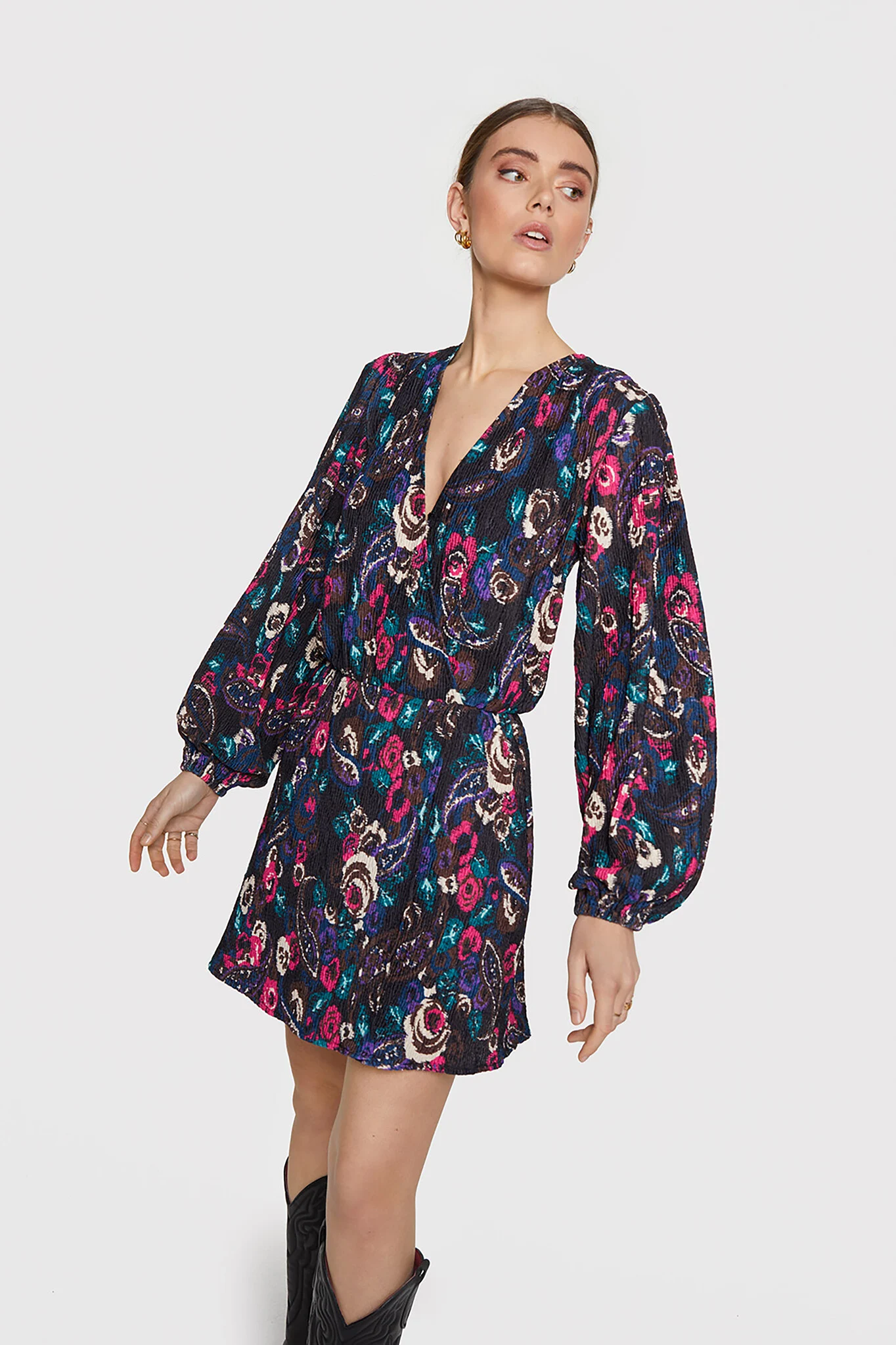 Alix The Label Paisley jurk multicolor