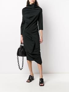 Comme Des Garçons Pre-Owned Gedrapeerde jurk - Zwart