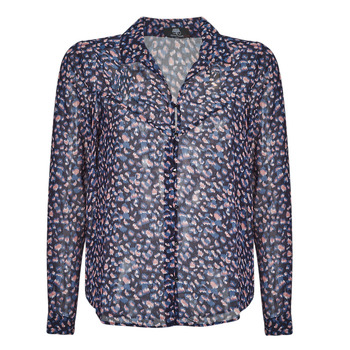 Le Temps Des Cerises Klassische Bluse LUZ mit tollem Animal-Print