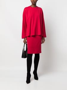 Gianfranco Ferré Pre-Owned 1990's kraagloze jurk - Rood
