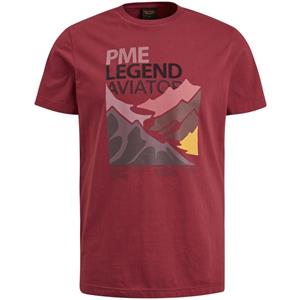 PME LEGEND Kurzarmshirt Short sleeve r-neck single jersey