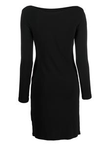 Versace Pre-Owned 2000s pre-owned jurk met V-hals - Zwart