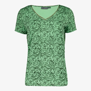 TwoDay dames T-shirt groen met print