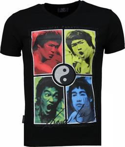 Local Fanatic T-shirt Korte Mouw  Bruce Lee Ying Yang