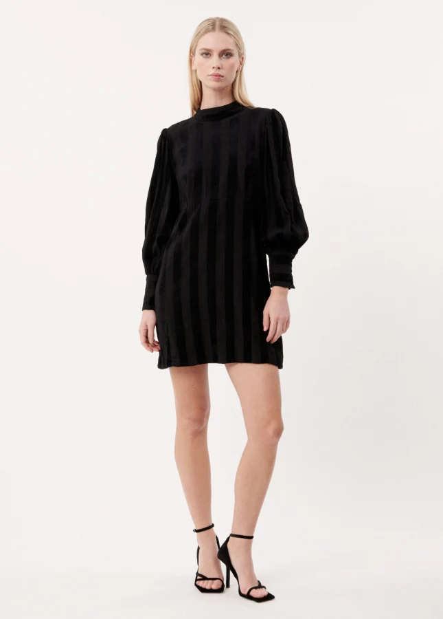 FRNCH Zwarte jurk met open rug cecilia -