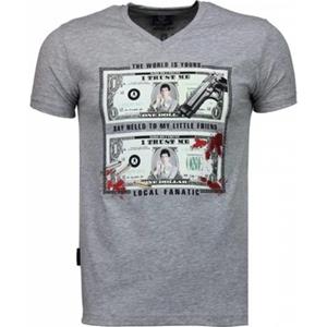 Local Fanatic T-shirt Korte Mouw  Scarface Dollar