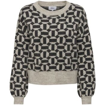 ONLY Rundhalspullover "ONLGEO LIFE L/S PULLOVER KNT"
