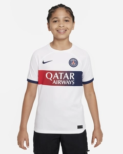 Nike Paris Saint Germain 2ª Tenue 23/24 - Wit - Voetbalshirt Jongens