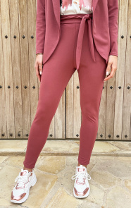 The Musthaves Strik Broek Basic Dust Roze