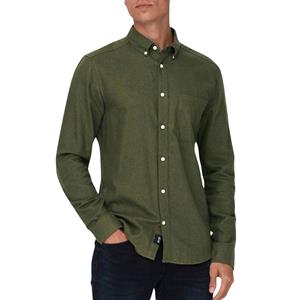 ONLY & SONS Langarmhemd "ONSGUDMUND SLIM 1-PKT SOLID SHIRT NOOS"