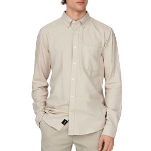 ONLY & SONS Langarmhemd "ONSGUDMUND SLIM 1-PKT SOLID SHIRT NOOS"