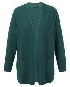 VIA APPIA DUE Strickpullover Jacke offen 1/1 Arm Struktur Taschen