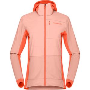 Norrøna  Women's Falketind Alpha90 Insulated Zip Hood - Synthetisch jack, roze