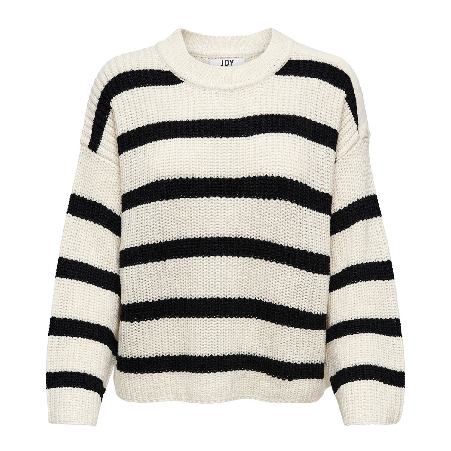 JDY Strickpullover "JDYJUSTY L/S STRIPE PULLOVER KNT NOOS"