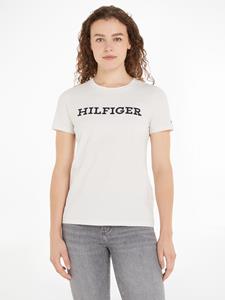 Tommy hilfiger  T-shirt met Logo Weathered White