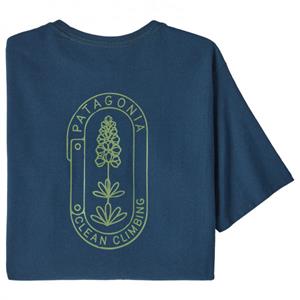 Patagonia  Clean Climb Trade Responsibili Tee - T-shirt, blauw